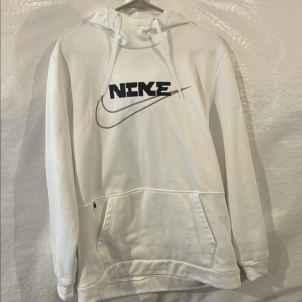 Nike White Pullover Hoodie